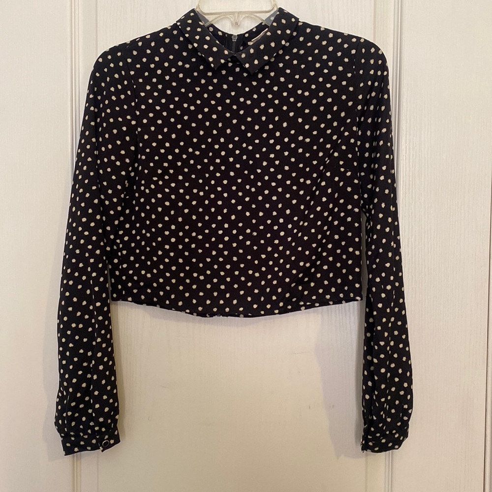 UO Coincidence & Chance Crop Blouse